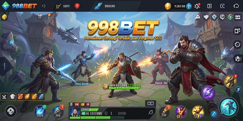 Screenshot gameplay dari 988BET yang menunjukkan strategi SLG yang mendalam.
