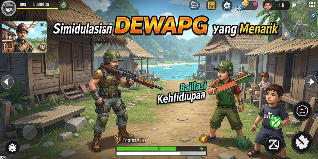 Gameplay menarik DEWAPG dengan berbagai aktivitas simulasinya.