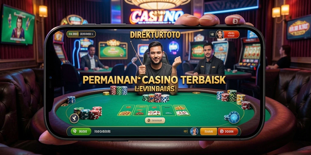 Tampilan menarik dari gameplay Live Casino di DIREKTURTOTO.