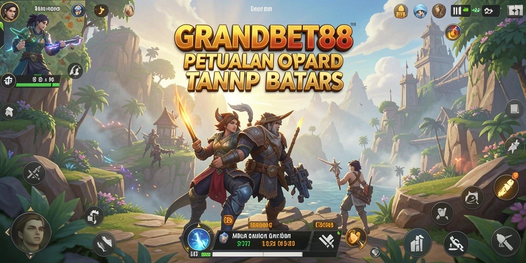 Tampilan gameplay terbuka yang memukau dari GRANDBET88.