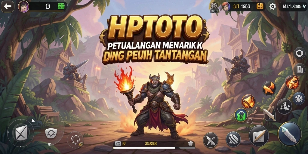 Tampilan menarik dalam HPTOTO yang menampilkan gameplay Adventure.