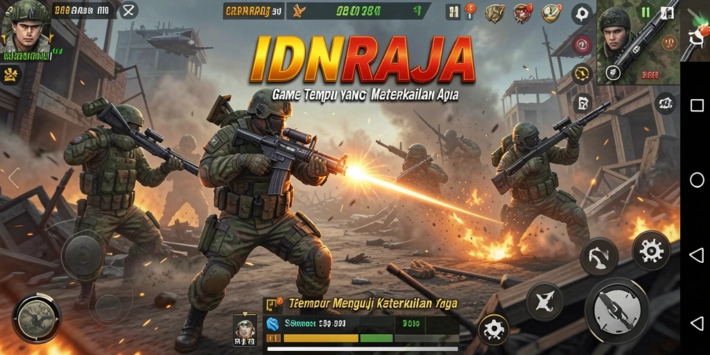 Gameplay seru dan menegangkan di IDNRAJA