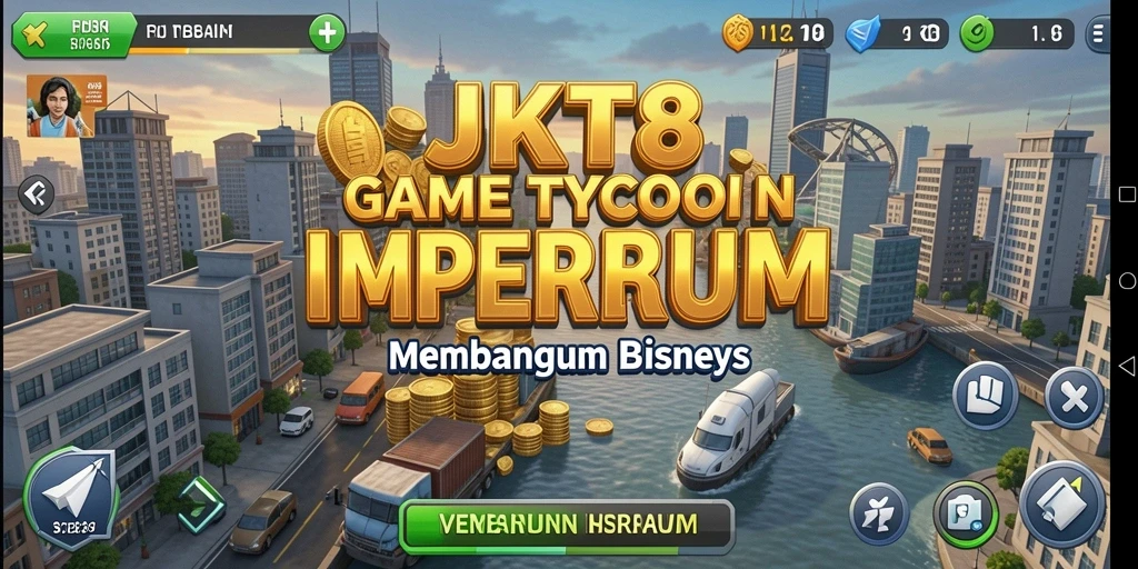 Tampilan gameplay JKT8 yang interaktif dan seru