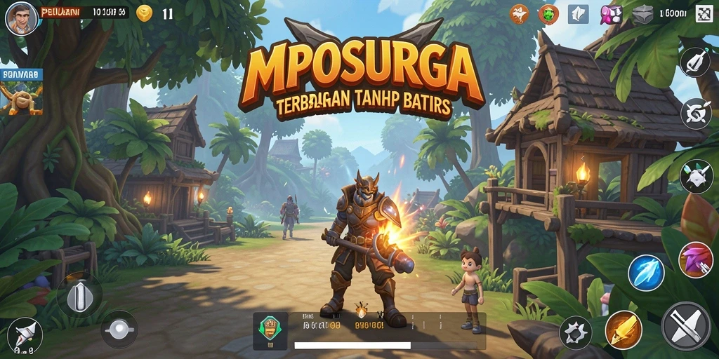 Tampilan gameplay MPOSURGA yang memukau di dunia Open World.