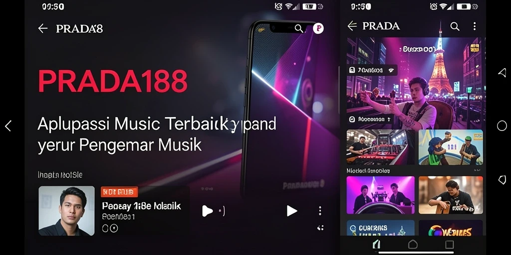 Screenshot gameplay menunjukkan pengalaman mendengarkan musik yang interaktif.