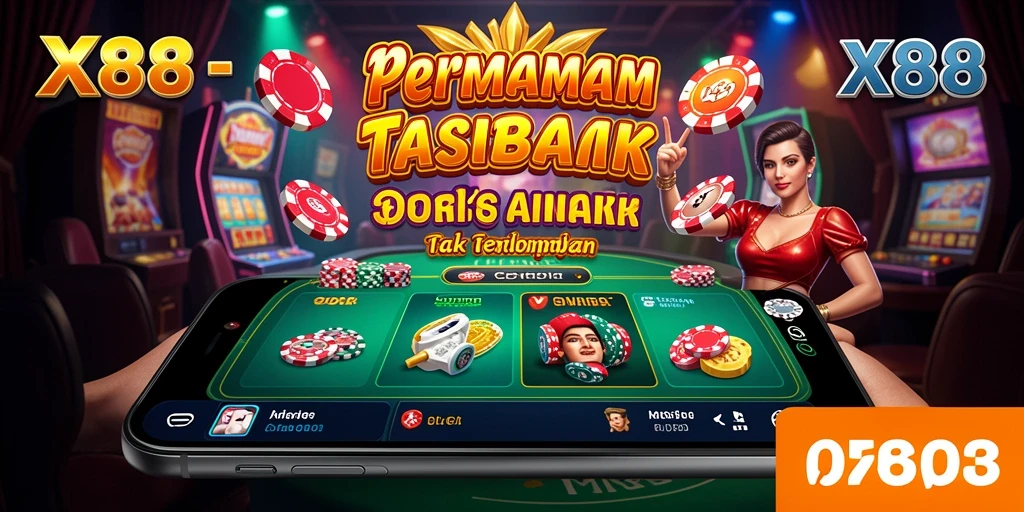 Gameplay seru dengan berbagai pilihan permainan kasino X88.